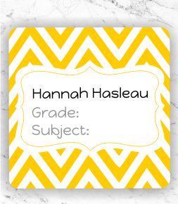 Chevron Subject Labels