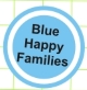 Blue happy families