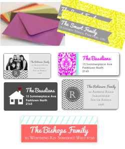 Address Labels